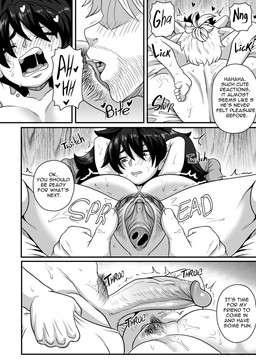breasts cunnilingus dialogue duo erection female genitals glans human_on_humanoid hymen imminent_sex interspecies kissing male male/female not_furry nude oral penis resisting_orgasm sex spread_legs spread_vulva spreading text vaginal vulva martincorps goblin human humanoid mammal absurd_res comic english_text hi_res monochrome
