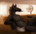 anthro black_body black_fur black_scales bodily_fluids electric_fan erection fur fur_and_scales furniture genitals hair male multi_genitalia multi_penis nude oscillating_fan penis pillow rattle_(anatomy) scales sofa solo sweat tongue tongue_out flugeldog fallout microsoft fan_character firexuz_(firexuz) canid canine canis coyote hybrid mammal night_stalker_(fallout) pit_viper reptile scalie snake viper 2019 digital_media_(artwork) hi_res