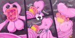 big_breasts bodily_fluids bow_ribbon breasts dominant dominant_female duo eyelashes eyes_closed female forced forced_kiss fur kissing kissy_face lips male male/female nipples noodle_arms nude pink_body pink_fur plushie restrained saliva simple_background size_difference submissive submissive_male text thick_lips pittory mob_entertainment poppy_playtime kissy_missy animate_inanimate furred_monster human humanoid living_plushie living_toy mammal wuggy_(poppy_playtime) digital_media_(artwork) english_text hi_res