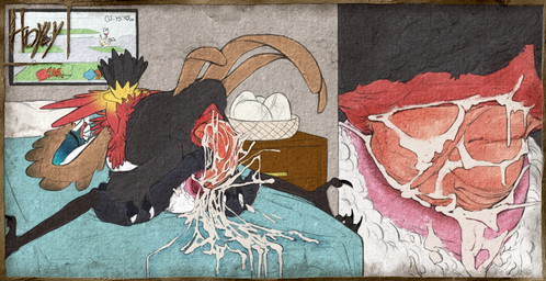 3_fingers 4_toes 5_fingers anatomically_correct anatomically_correct_cloaca anatomically_correct_genitalia animal_genitalia animal_penis anthro anthro_on_anthro anthro_penetrated anthro_penetrating anthro_penetrating_anthro anthro_penetrating_male aroused basket bed bedroom biped black_body black_feathers black_feet blue_body blue_feathers blue_hands blue_wings bodily_fluids brown_body brown_feathers brown_hands brown_tail brown_wings butt claws cloaca cloaca_ejaculation cloaca_juice cloaca_juice_drip cloacal cloacal_orgasm cloacal_penetration cloacal_penis cloacal_prolapse cloacal_tugging close-up container controller cum cum_drip cum_from_cloaca cum_in_cloaca cum_inside cum_on_bed cum_on_butt cum_on_cloaca cum_on_furniture cum_on_own_penis cum_on_penis cum_on_self cumshot detailed_background digitigrade dominant dominant_male dominant_pokemon dripping duo egg_basket ejaculation erection excessive_cum excessive_genital_fluids feathers feet fighting_game fingers from_behind_position furniture game_controller game_screen gaming genital_fluids genitals green_body green_feathers green_hands green_wings inside joycon_controller logo lying male male/male male_anthro male_penetrated male_penetrating male_penetrating_male mattress monotone_cloaca monotone_feet monotone_genitals monotone_hands monotone_penis monotone_tail monotone_wings multicolored_body multicolored_feathers multicolored_hands multicolored_wings nightstand nintendo_controller nude on_bed orange_body orange_feathers orgasm orifice_tugging penetration penile penile_penetration penis penis_in_cloaca pillow pink_cloaca pink_penis playing_video_game prehensile_penis prolapse prone_bone_position pull_out raised_tail rear_view red_body red_feathers sex short slightly_chubby slightly_chubby_anthro slightly_chubby_male spread_eagle submissive submissive_male tail tail_feathers talons text three-quarter_view toe_claws toes white_body white_claws white_feathers white_hands white_wings wings yellow_body yellow_eyes yellow_feathers hdyly third-party_edit nintendo nintendo_switch pokemon super_smash_bros. super_smash_bros._ultimate deave wren_(kuruk) avian bird black-billed_magpie corvid generation_2_pokemon generation_8_pokemon hisuian_decidueye hisuian_form holarctic_magpie magpie_(corvid) oscine passerine pichu pokemon_(species) regional_form_(pokemon) 2025 artist_logo artist_name digital_drawing_(artwork) digital_media_(artwork) hi_res monochrome signature sketch