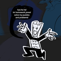 4_fingers ambiguous_gender anthro biped dialogue fingers introducing_self kneeling laugh not_furry on_one_knee open_mouth open_smile smile solo speech_bubble text white_body ttaranza deltarune undertale_(series) animate_inanimate darkner paper_creature 1:1 2025 digital_drawing_(artwork) digital_media_(artwork) english_description english_text