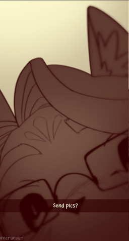 anthro eyebrows face_closeup fur hair inner_ear_fluff male phone_screen selfie simple_background solo text tuft twitter_handle nerunaur errato_(noirzvault) domestic_cat felid feline felis mammal 2025 artist_name digital_drawing_(artwork) digital_media_(artwork) english_text hi_res monochrome