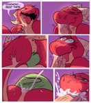 2023 69_position anon anthro anthro_penetrated anus big_breasts blush bodily_fluids breasts colored comic cum cum_from_mouth cum_in_mouth cum_inside cunnilingus dialogue dragon duo ejaculation english_text facesitting fellatio female female_penetrated genital_fluids genitals happy happy_sex heart_eyes heart_symbol hi_res human human_on_anthro human_penetrating human_penetrating_anthro human_penetrating_female interspecies leaking_cum looking_pleasured male male/female male_penetrating male_penetrating_anthro male_penetrating_female mammal mythological_creature mythological_scalie mythology nude oral oral_penetration orgasm penetration penile penis pussy pussy_ejaculation red_(sluggabed) red_body scalie sex sitting_on_another sluggabed sweat tail text tongue tongue_out vaginal vaginal_fluids wingless_dragon