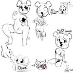 anthro blush bodily_fluids breasts butt cum cum_on_face eyelashes female genital_fluids genitals nipples nude on_model open_mouth paper pussy smile solo text tissue tissue_box beep! cartoon_network the_amazing_world_of_gumball teri_(tawog) bear mammal paper_creature 1:1 digital_media_(artwork) english_text hi_res