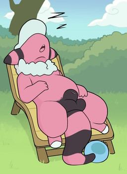 animal_genitalia balls becoming_erect biped bodily_fluids cum cum_on_self cumshot day detailed_background ejaculation feral fully_sheathed fur genital_fluids genitals grass hands-free lying male male_feral on_back outside penis pink_body plant sheath shrub sleeping solo sound_effects tail tapering_penis thick_tail throbbing throbbing_penis vowelless vowelless_sound_effect wet_dream wool_(fur) zzz flowerbud nintendo pokemon shep_(flowerbud) bovid caprine flaaffy generation_2_pokemon mammal pokemon_(species) sheep 2d_animation animated digital_media_(artwork) frame_by_frame no_sound short_playtime video