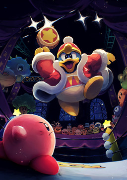ambiguous_gender anthro biped blue_body blue_feathers blush blush_lines crowd detailed_background determined duo_focus feathers fight fighting_ring group hammer holding_hammer holding_object holding_tool jumping low-angle_view male pink_body red_body size_difference sparkles tools suyasuyabi427 kirby's_dream_land kirby_(series) nintendo kabula_(kirby) king_dedede kirby kracko lalala lololo mr._frosty_(kirby) whispy_woods avian bird cappy_(kirby) chilly_(kirby) noddy_(kirby) penguin poppy_bros_jr. scarfy squishy_(kirby) waddle_dee waddling_head 2022 absurd_res digital_drawing_(artwork) digital_media_(artwork) hi_res signature