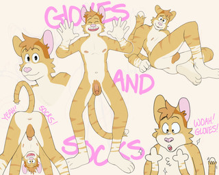 anthro anus balls butt chest_tuft circumcised circumcision_scar dialogue feet flaccid fur genital_scar genitals glans looking_at_viewer looking_back lying male male_anthro mohawk navel nipples on_back penis pink_nose presenting presenting_hindquarters raised_tail scar smile solo sparkles standing striped_body striped_fur stripes tail tan_body tan_fur tuft white_body white_feet white_fur white_hands p_rindustries chuck_(p_rindustries) domestic_cat felid feline felis mammal 2025 5:4 hi_res