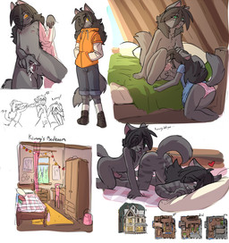 after_sex all_fours anthro anthro_on_anthro ass_up bed bedroom biped black_body black_fur bodily_fluids camel_toe clothed clothed_sex clothing cum cum_in_mouth cum_in_vagina cum_inside cum_string duo ejaculation erection fellatio female fully_clothed fur furniture genital_fluids genitals grin heart_symbol hoodie inside kneeling loli male male/female male_penetrating map masturbation nude on_bed oral oral_penetration orgasm_face partially_clothed penetration penile penis saliva saliva_string sex simple_background sitting smile spread_vulva spreading standing striped_body striped_fur stripes topwear vaginal vaginal_fluids vaginal_masturbation vulva white_background wide_eyed young young_anthro domovoi_lazaroth camp_pines kimmy_(domovoi_lazaroth) vee_(domovoi_lazaroth) domestic_cat felid feline felis mammal 2017 digital_media_(artwork) multiple_images shaded sketch cousins_(lore) incest_(lore)