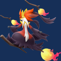 3_claws 3_fingers ambiguous_gender anthro big_ears claws fingers fire fur inner_ear_fluff magic_user multicolored_body multicolored_fur simple_background solo transparent_background tuft witch yellow_body yellow_fur unknown_artist nintendo pokemon pokemon_legends_z-a canid canine fox generation_9_pokemon mammal mega_delphox mega_evolution pokemon_(species) 1:1 2025 3d_(artwork) alpha_channel digital_media_(artwork) official_art