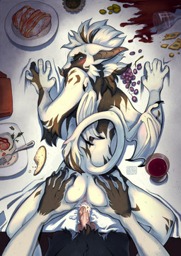 anthro bodily_fluids cum cum_in_ass cum_inside duo genital_fluids male male/male sex tail vespire wings geaidu bat felid feline mammal hi_res