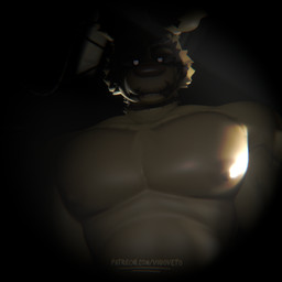 anthro big_muscles big_pecs machine male muscular muscular_anthro muscular_male nipples pecs solo vinoveto five_nights_at_freddy's five_nights_at_freddy's_3 scottgames springtrap_(fnaf) lagomorph leporid mammal rabbit robot 1:1 3d_(artwork) digital_media_(artwork) hi_res