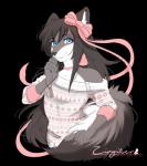 clothing femboy holidays male solo sweater topwear ugly_christmas_sweater zingiber christmas felix_heartstone canid canine mammal