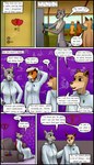 adolescent anthro breasts casual_nudity dialogue female group male nude text young confusedraven sam_(confusedraven) ailurid canid canine canis cheetah domestic_dog equid equine felid feline horse mammal procyonid raccoon red_panda 4:7 absurd_res comic english_text hi_res