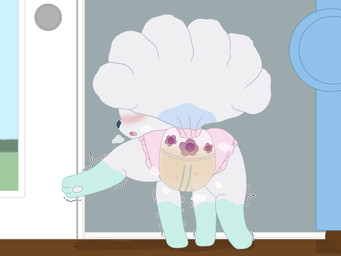 ambiguous_gender bodily_fluids diaper door feral flower fluffy fluffy_tail furniture genital_fluids grass heart_symbol leg_markings looking_pleasured markings multi_tail omorashi open_mouth plant pull-ups_(diaper) quadruped raised_leg raised_tail shaking sky socks_(marking) sofa solo standing steam tail trembling unclean_diaper urine used_diaper using_diaper watersports wet_diaper wetness_indicator wetting wetting_diaper 81yffulfmm nintendo pokemon alolan_form alolan_vulpix generation_7_pokemon pokemon_(species) regional_form_(pokemon) 4:3 absurd_res hi_res