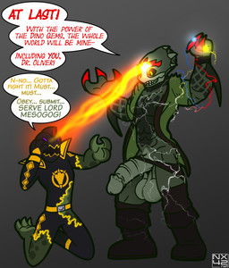 abs balls big_balls big_penis clothed clothing defeated defeated_hero duo energy_beam genital_growth genitals growth jacket male male/male mind_break mind_control mindfuck muscle_growth mutation open_clothing open_jacket open_topwear penis slave speech_bubble superhero supersuit telepathy text topwear torn_clothing transformation transformation_through_magic unusual_anatomy unusual_genitalia unusual_penis villain_dominating_hero villains_win nx-42 power_rangers power_rangers_dino_thunder black_ranger mesogog tommy_oliver animal_humanoid dinosaur_humanoid human humanoid mammal reptile reptile_humanoid scalie scalie_humanoid absurd_res english_description english_text hi_res