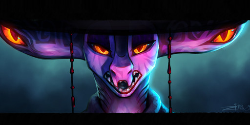 4_eyes anthro clothed clothing jeoseung_saja jeoseung_saja_costume looking_at_viewer male multi_eye open_mouth saja_boys simple_background singing solo zipper_7z kpop_demon_hunters mythology nami_(zipper_7z) demon dragon mammal mythological_creature mythological_scalie scalie hi_res