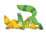 4:3 69_position anthro anthro_on_anthro border citra digital_media_(artwork) duo erection eyes_closed fellatio feryl fluffy fluffy_tail fur genitals hal_(halbean) hi_res kama_citra lying male male/male male_penetrated male_penetrating male_penetrating_male mammal on_back oral oral_penetration penetration penile penis sex simple_background tail tongue white_border zaush