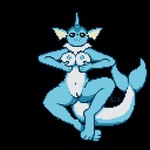 anthro anthrofied breast_grab breast_squish breasts female genitals hand_on_breast pokemorph pussy solo spread_legs spreading squish bitassembly nintendo pokemon eeveelution generation_1_pokemon pokemon_(species) vaporeon animated digital_media_(artwork) pixel_(artwork)