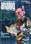 1971 20th_century alien analog_science_fiction ancient_art anthro barbed_wire button_(disambiguation) claws_out cover hi_res kelly_freas magazine_cover nasa not_furry reading teeth whiskers