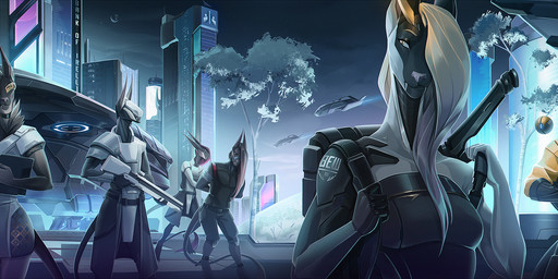 aircraft anthro armor backpack breasts building city city_background clothed clothing detailed_background fangs female futuristic futuristic_armor futuristic_clothing futuristic_gun group hair long_ears long_hair long_tail male neon night one_eye_obstructed outside plant sabertooth_(anatomy) science_fiction sky smoking tail teeth tree vehicle weapon mindmachine kos_(thalislixeon) onixander_(gigabytetearstream) tara_nelaya_(fasstaff) acrador canid canine canis jackal mammal 2021 digital_media_(artwork) hi_res signature