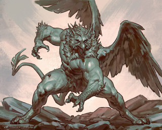 4_fingers abs anthro beak biceps claws clothed clothing digitigrade feathered_wings feathers feet fingers fur holding_object holding_shield male muscular muscular_anthro muscular_male nude open_mouth paws pecs sharp_teeth shield solo standing teeth toes wings taran_fiddler mythology avian gryphon mythological_avian mythological_creature werecreature 2022 5:4 digital_media_(artwork) hi_res monochrome signature