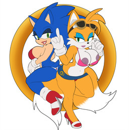 anthro bikini bikini_bottom bimbofied breast_overflow breasts clothing crossgender curvy_figure duo exposed_breasts eyeliner eyeshadow eyewear female footwear gloves goggles handwear high_heels hourglass_figure lipstick makeup mtf_crossgender ring shoes simple_background swimwear thong two-piece_swimsuit underwear wide_hips blursedart sega sonic_the_hedgehog_(series) miles_prower sonic_the_hedgehog canid canine eulipotyphlan fox hedgehog mammal hi_res