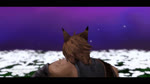 16:9 2023 animated anthro brown_body brown_fur brown_hair clothed clothing fade_in fade_out felid final_fantasy final_fantasy_xiv flower flower_field fully_clothed fur grass hair hi_res high_framerate hrothgar ketkatto koudro letterbox live2d_(artwork) long_playtime looking_aside looking_at_viewer male mammal melee_weapon no_sound orange_sclera outside plant purple_sky rear_view sitting sitting_on_ground sky smile solo square_enix star starry_sky sword text weapon webm white_flower widescreen