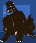 brown_body brown_fur fur genitals male penis tabbiewolf civet hybrid mammal mustelid otter viverrid