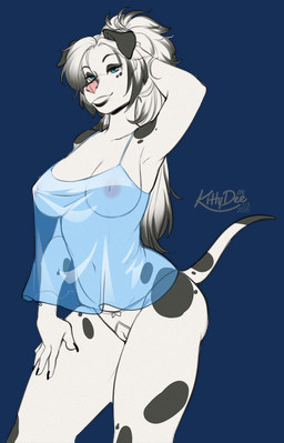 anthro areola big_breasts biped breasts butt clothed clothed_anthro clothed_female clothing crotchless_clothing crotchless_panties crotchless_underwear female front_view fur genitals hair ineffective_clothing looking_at_viewer navel nipples panties simple_background smile solo standing tail thick_thighs translucent translucent_clothing transparent_background underwear vulva kittydee kara_resch canid canine canis domestic_dog mammal 2026 alpha_channel hi_res