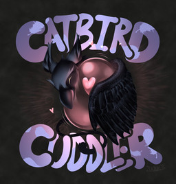 beak black_background black_body cuddling feathered_wings feathers feral heart_symbol hug impregnation orange_eyes ovum ovum_with_heart simple_background sperm_cell sperm_cell_with_face sperm_maw sticker tail text toony wings zoquete mythology avian gryphon mythological_avian mythological_creature 2026 english_text hi_res