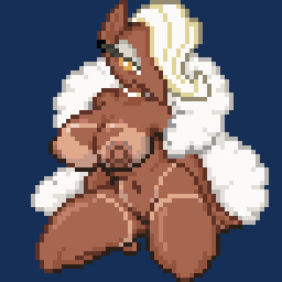 amber_eyes anthro areola big_breasts breasts brown_areola brown_body brown_breasts brown_nipples brown_skin eyelashes female female_anthro front_view fur hair hair_over_eye kneeling navel nipples nude nude_anthro nude_female pointy_ears pointy_nose pseudo_clothing solo suntan tan_line thick_thighs three-quarter_view white_body white_fur white_hair wide_hips orderxchaos nintendo pokemon bonnie_(bonnie-lubie) generation_1_pokemon hypno_(pokemon) pokemon_(species) 1:1 alpha_channel full-length_portrait low_res portrait