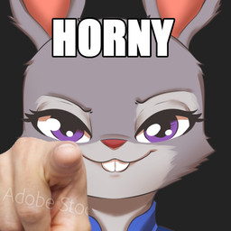anthro female gesture hand_gesture looking_at_viewer pointing pointing_at_viewer smug solo text burgermeme disney zootopia judy_hopps lagomorph leporid mammal rabbit 1:1 english_text hi_res image_macro impact_(font) meme reaction_image