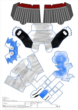 anthro black_lipstick black_nose blue_body blue_fur bottomwear brown_clothing brown_footwear brown_shoes cheek_tuft claws clothing countershade_face countershading eyebrows eyelashes facial_tuft female footwear fur lipstick long_sleeves machine makeup monotone_background pants paper_cutout_schematic papercraft pointy_ears prick_ears printable shoes simple_background solo sweater text topwear tuft turtleneck white_background white_body white_fur reduschanka kaita_(the-hydroxian) android canid canine canis mammal paper_creature robot wolf 2022 colored digital_drawing_(artwork) digital_media_(artwork) english_text hi_res signature