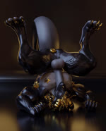 anthro anus athletic autofellatio balls black_body blindfold digitigrade erection front_view genitals horn male masturbation oral oral_masturbation penile penile_masturbation puffy_anus solo tail upside_down yellow_anus yellow_horn arzolath_(artist) sound_warning mythology dragon mythological_creature mythological_scalie scalie 3d_(artwork) 3d_animation animated digital_media_(artwork) hi_res short_playtime sound webm