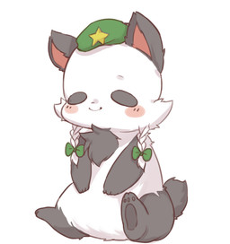 ambiguous_gender biped black_body black_fur blush feral fur kemono sitting sitting_on_ground solo white_body white_fur zibao999 bear giant_panda mammal 2017