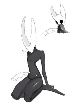 2_horns ambiguous_gender anthro belly belly_focus black_body cloak cloak_only clothing disembodied_hand duo exclamation_point featureless_chest hollow_eyes horn nude_anthro simple_background sitting size_difference white_background white_face milktea25424633 hollow_knight_(franchise) team_cherry hollow_knight_(character) pure_vessel_(hollow_knight) the_knight_(hollow_knight) arthropod vessel_(species) digital_drawing_(artwork) digital_media_(artwork) korean_description