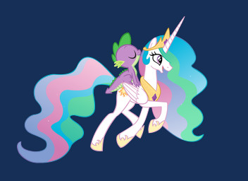 crown cutie_mark duo eyes_closed fangs feathered_wings feathers female feral gold_(metal) hair headgear horn jewelry male multicolored_hair necklace purple_eyes riding simple_background sparkles straddling tail teeth transparent_background wings queencold european_mythology friendship_is_magic hasbro my_little_pony mythology princess_celestia_(mlp) spike_(mlp) dragon equid equine mammal mythological_creature mythological_equine mythological_scalie scaled_dragon scalie western_dragon winged_unicorn wingless_dragon 2014 alpha_channel hi_res