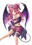 <3 breasts cleavage clothed clothing demon demon_wings female ghostrick_succubus hair hat hi_res long_hair looking_at_viewer midriff navel pillow pink_hair plain_background pointy_ears red_eyes red_hair solo spade_tail succubus takayuuki tattoo white_background wings yu-gi-oh!
Rating: Safe
Score: 2
User: AnacondaRifle
Date: March 22, 2014