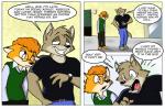 2014 :< anthro barefoot canid canine clothing comic duo english_text eyewear feet fox glasses male mammal red_fox text tony_crynight true_fox