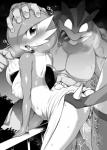 breasts female female_focus from_behind_position group male outside penetration sex mizo_ne nintendo pokemon gardevoir generation_1_pokemon generation_3_pokemon generation_4_pokemon lucario machamp pokemon_(species) greyscale monochrome