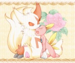 anthro duo female flower fur gloves_(marking) male markings pink_body pink_fur plant red_markings romantic romantic_couple size_difference tail white_body white_fur ryou_tani ryoutani_kana 両谷_哉 nintendo pokemon generation_2_pokemon generation_3_pokemon pokemon_(species) shiny_pokemon sneasel zangoose