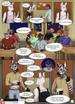 anthro canid canine canis comic dialogue domestic_dog english_text equid equine female fjollettigeren fox lagomorph leporid male mammal mustelid musteline otter rabbit richirichi school text true_musteline weasel zebra