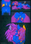 2019 afterglow anthro bodily_fluids breasts comic digital_media_(artwork) duo eye_contact eyes_closed felid female female/female fur genital_fluids genitals hair hi_res hug incest_(lore) looking_at_another mammal nude piercing pussy ratcha sex shaded sibling_(lore) sister_(lore) sisters_(lore) text url vaginal vaginal_fluids