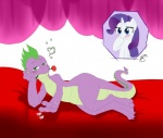 beckoning bed blush dragon equine female flower friendship_is_magic horn horse male mammal my_little_pony pia-sama pony pose rarity_(mlp) rose smile spike_(mlp) unicorn
Rating: Questionable
Score: 13
User: darknessRising
Date: February 16, 2014