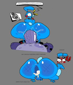 3_toes after_anal after_sex anal anal_fluids anal_penetration angry anthro anus balls belly big_balls big_belly big_butt big_penis black_nose blue_anus blue_balls blue_glans blue_penis blue_perineum blue_tail blush bodily_fluids buckteeth butt butt_markings cross-popping_vein crossed_arms cum cum_drip cum_from_ass cum_in_ass cum_inflation cum_inside darkened_balls darkened_genitalia darkened_penis dialogue dripping duo erection faceless_character faceless_male feet frown fur gaping gaping_anus genital_fluids genitals glans glistening glistening_butt glistening_genitalia glistening_penis grey_background huge_butt huge_penis humanoid_genitalia hyper hyper_butt inflation light looking_at_viewer machine male male/male male_penetrated male_penetrating male_penetrating_male markings multicolored_body navel nude penetration penile penis perineum pupils red_cheeks red_face red_tongue scut_tail sex shocked short_tail simple_background slit_pupils snout solo_focus tail teeth text thick_thighs toes tongue two_tone_body upset vein veiny_penis white_sclera wide_hips x_navel superiorfox five_nights_at_freddy's five_nights_at_freddy's_2 scottgames toy_bonnie_(fnaf) withered_bonnie_(fnaf) animatronic lagomorph leporid mammal rabbit robot 2025 colored digital_drawing_(artwork) digital_media_(artwork) english_text flat_colors lighting sequence shaded simple_shading
