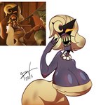 big_breasts breasts clothing curvy_figure female gem huge_breasts jewelry monster_girl_(genre) necklace pearl_(gem) pearl_necklace ring simple_background solo tagme_(character) teeth voluptuous voluptuous_female lordrz3 glitch_productions the_gaslight_district rotling_(the_gaslight_district) humanoid monster undead zombie 2025 digital_drawing_(artwork) digital_media_(artwork) hi_res reference_image signature