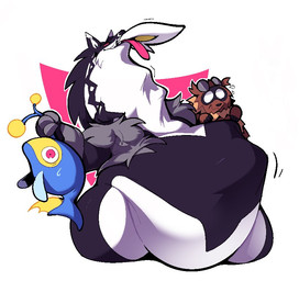 ambiguous_gender belly big_belly black_body black_fur bloated blue_body brown_body brown_fur claws fangs feral fur grey_body grey_fur group holding_prey huge_belly imminent_death imminent_digestion imminent_vore larger_pred long_neck mass_vore multiple_prey pointy_ears predator/prey prey_in_mouth rabbit_ears red_eyes scared simple_background size_difference smug_grin swallowing teeth tongue tongue_out vore white_body white_fur wide_hips worried yellow_body boot_(artist) nintendo pokemon galarian_form galarian_linoone generation_2_pokemon generation_3_pokemon generation_8_pokemon lanturn pokemon_(species) regional_form_(pokemon) scorbunny zigzagoon 2021