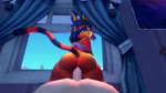 3d_(artwork) 3d_animation absurd_res animal_crossing animated ankha_(animal_crossing) anthro blue_body blue_fur digital_media_(artwork) female fur genitals hi_res human humanoid looking_at_viewer looking_back male male/female mammal nintendo on_bottom on_top penis purple_eyes reverse_cowgirl_position sex sound tail thenaysayer34 voice_acted vonvivianov vranimeted webm yellow_body yellow_fur