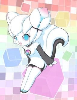 anthro big_iris clothed clothing cube female long_sleeves machine solo jdan-s krita_(copyright) kiki_the_cyber_squirrel android mammal robot rodent sciurid tree_squirrel 2015 digital_media_(artwork) hi_res krita_(artwork)