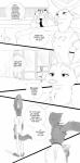 2017 absurd_res anthro benjamin_clawhauser black_and_white canid canine cheetah clothed clothing comic dialogue disney english_text felid feline fox group hi_res inter_schminter lagomorph leporid male mammal max_midnight monochrome nick_wilde police police_uniform rabbit red_fox speech_bubble spintherella text true_fox uniform zootopia